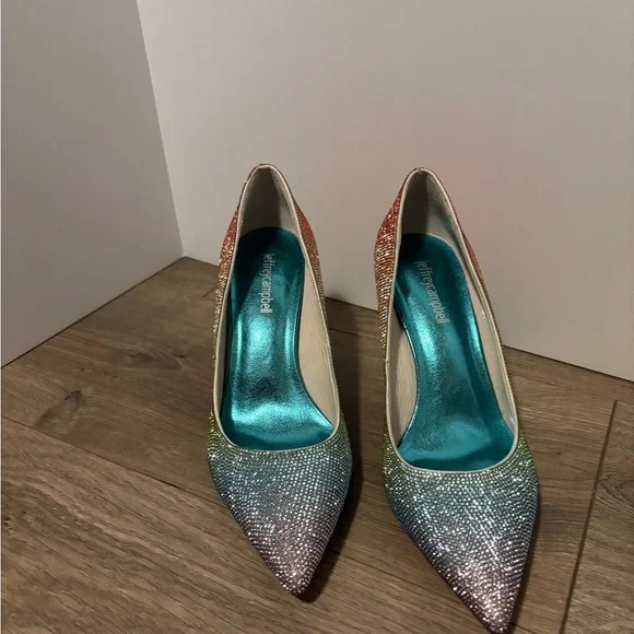 Jeffrey Campbell Rainbow Crystal Heels - Picture 2 of 15